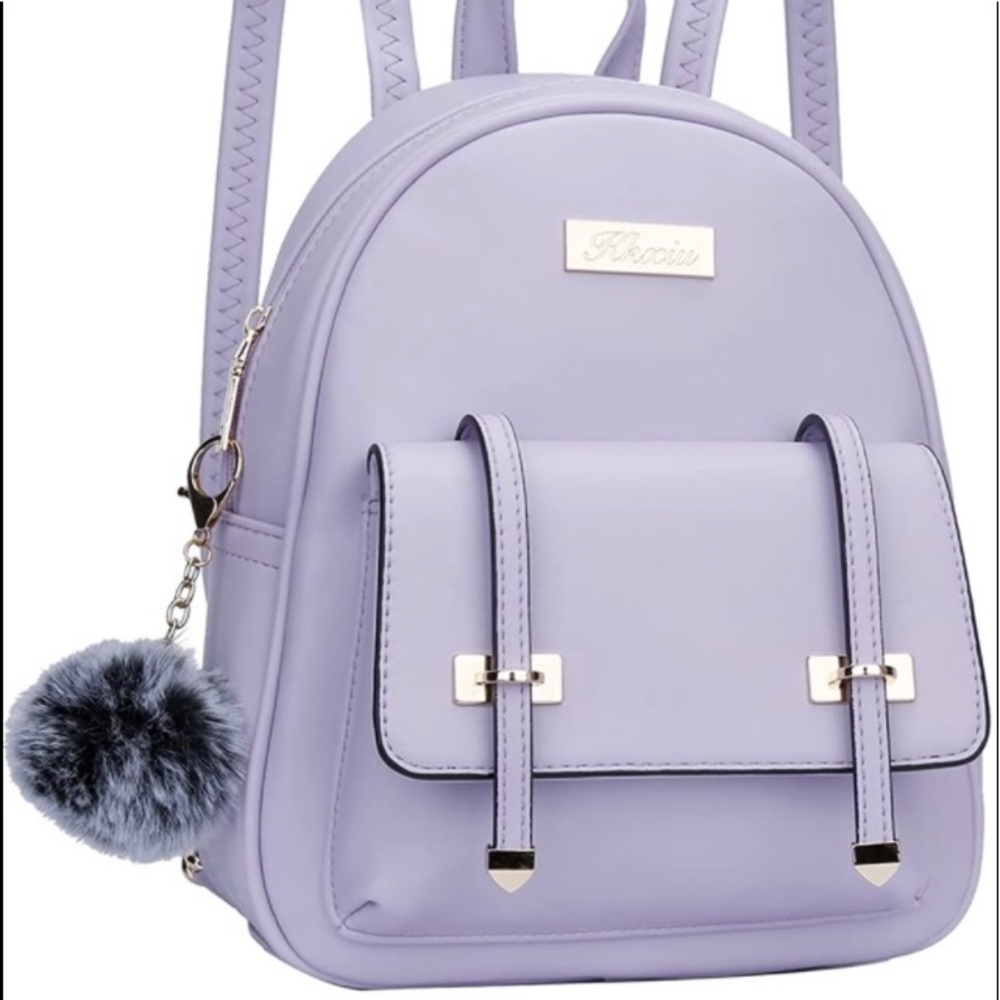 KKXIU Women Small Backpack Purse Convertible Leather Crossbody Shoulder Bag